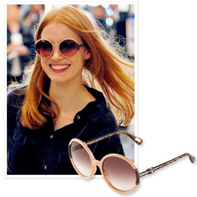 जेसिका Chastain - Lanvin - Shop Star Sunglasses