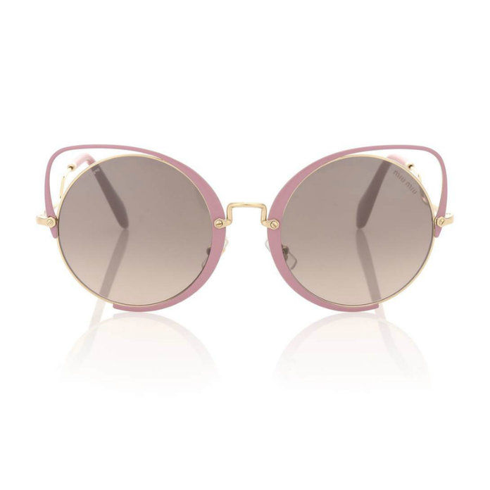 धातु Frame Cateye Sunglasses