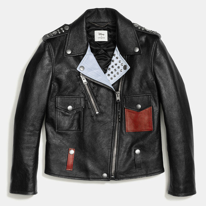 ดิสนีย์ x Coach 1941 Leather Jacket 