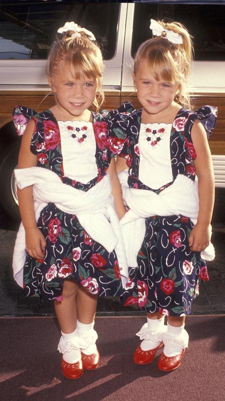 Mary-Kate and Ashley Olsen in 1991