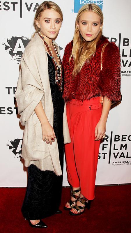 Mary-Kate and Ashely Olsen at 2011 Tribeca Film Festival
