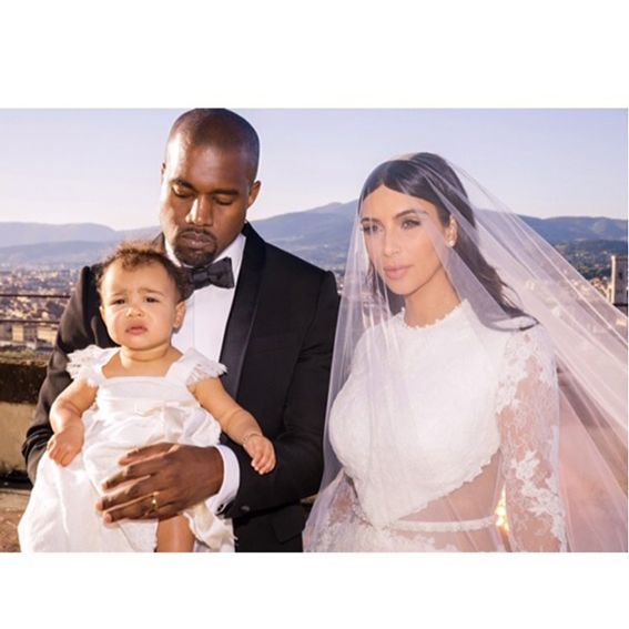 คิม Kardashian, Kanye West, wedding