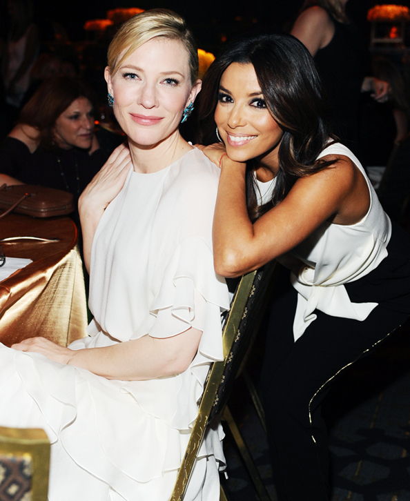 महिलाओं in Film 2014 Crystal + Lucy Awards: Cate Blanchett and Eva Longoria