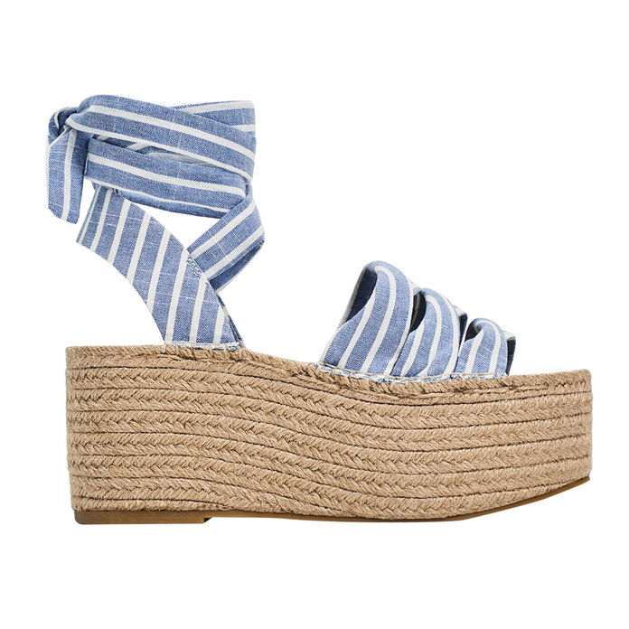 बंधा होना JUTE PLATFORM WEDGES 