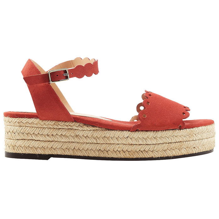 साबर Espadrille Sandals 