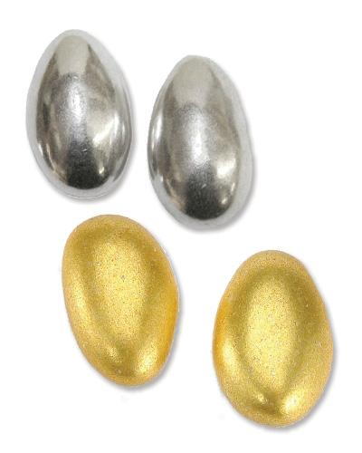 कैंडी Month - Metallic silver and gold Jordan Almonds