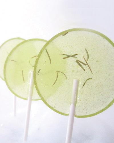 कैंडी Month - Pear and Rosemary Lollipop from LuxeLollipops