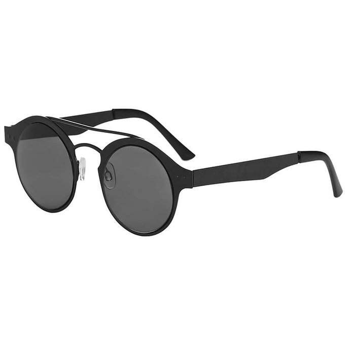 Topshop Lemur Metal Round Sunglasses