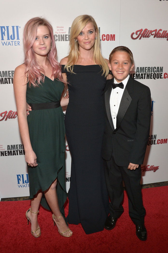 रीज़, Ava, and Deacon at the 29th American Cinematheque Awards 