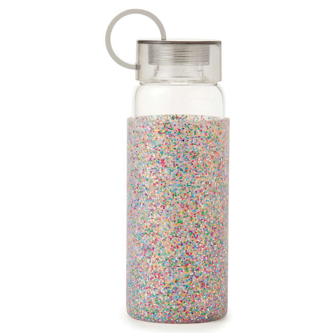 केट Spade Glitter Glass Water Bottle 