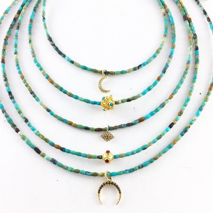शक्ति 5th Chakra Turquoise Necklace 