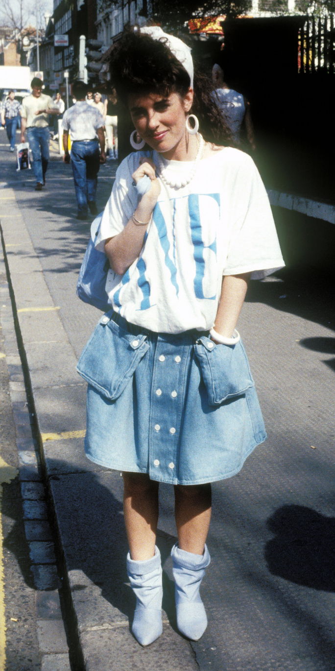 डेनिम Skirt in 1984