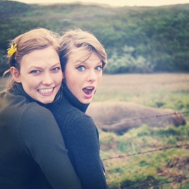 Karlie Kloss Instagram - with Taylor Swift
