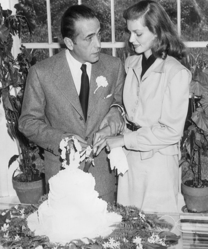 लॉरेन Bacall and Humphrey Bogart 