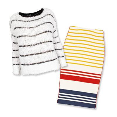 A.L.C sweater and By Malene Birger skirt