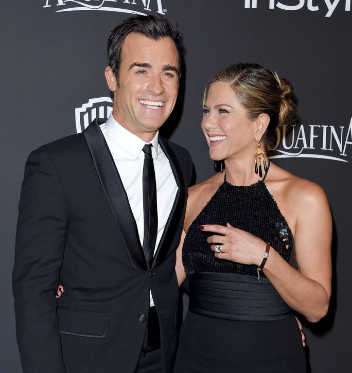 जेनिफर Aniston and Justin Theroux JANUARY 11 2015