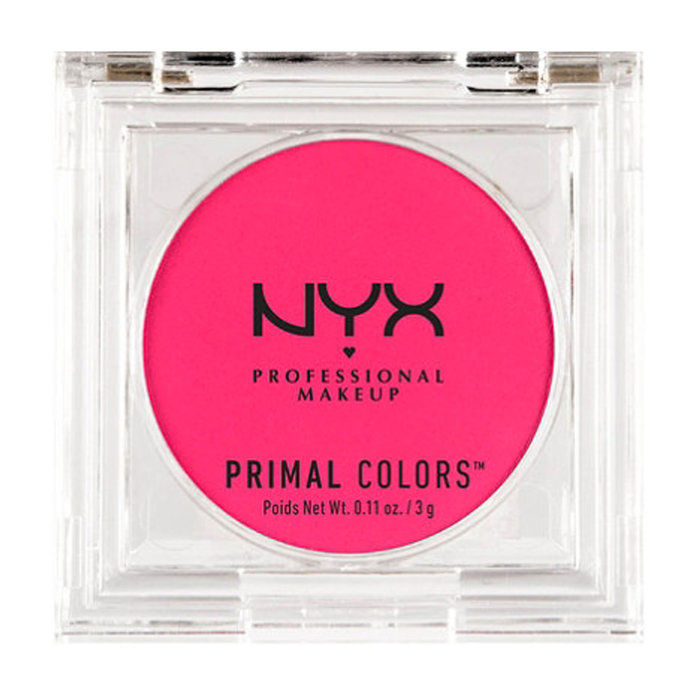 बहुत Deep complexions: NYX Primal Colors Pressed Pigments Face Powder in Hot Pink 