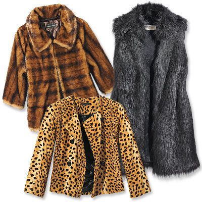 दुकान the Faux Fur Trend