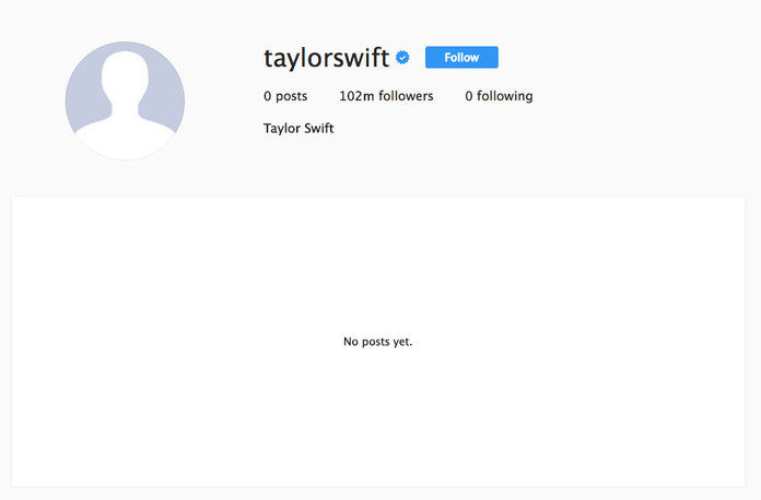 เทย์เลอร์ Swift - Instagram - Embed