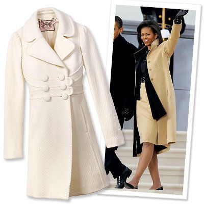 มิเชล Obama's Power Dressing - Cinzia Rocca - Narciso Rodriguez - Long Coats