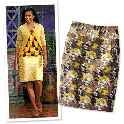 मिशेल Obama's Office Style - Textured Skirts - J. Crew - The Limited