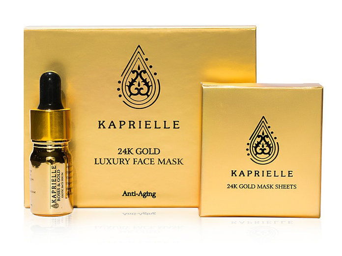Kaprielle 24K Gold Luxury Face Mask Kit 