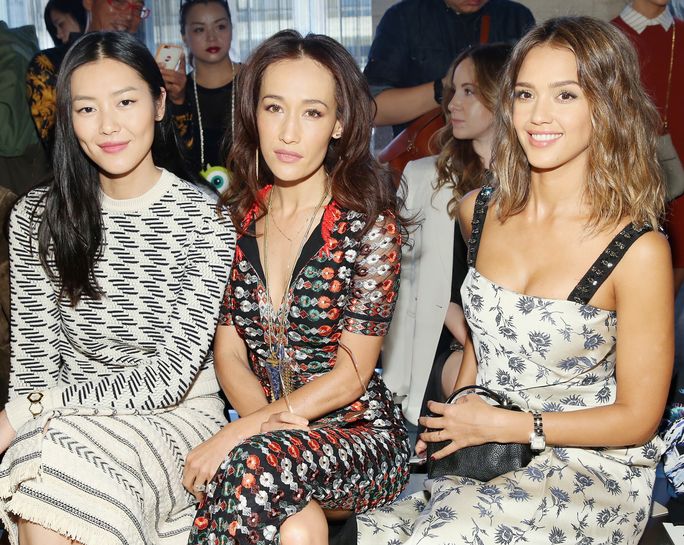 अनुदारपंथी Burch - Front Row - Spring 2016 New York Fashion Week