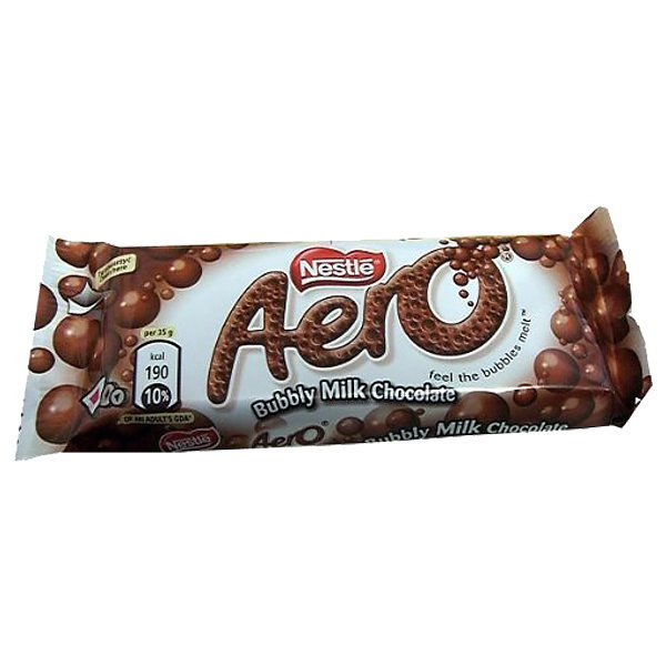 पनाह देना Aero Bubbly Milk Chocolate