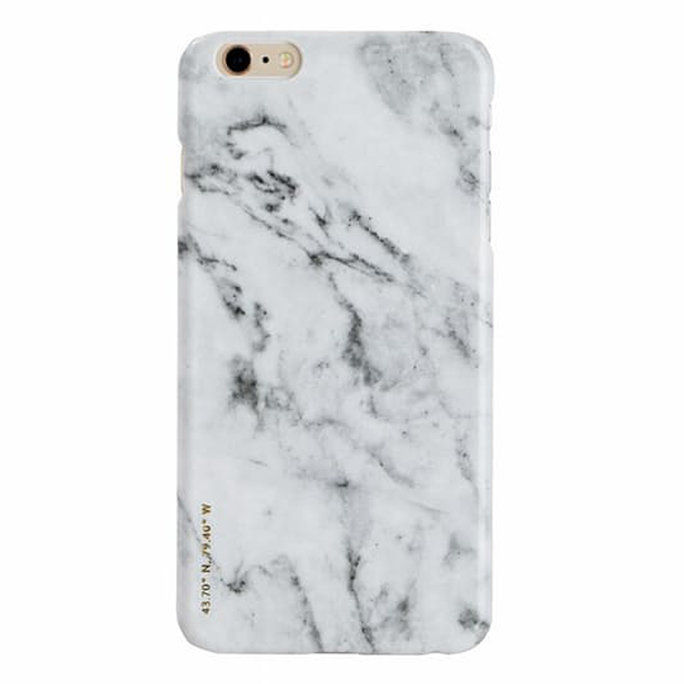 ความร้ายกาจ Case White Polished Marble for iPhone 7 