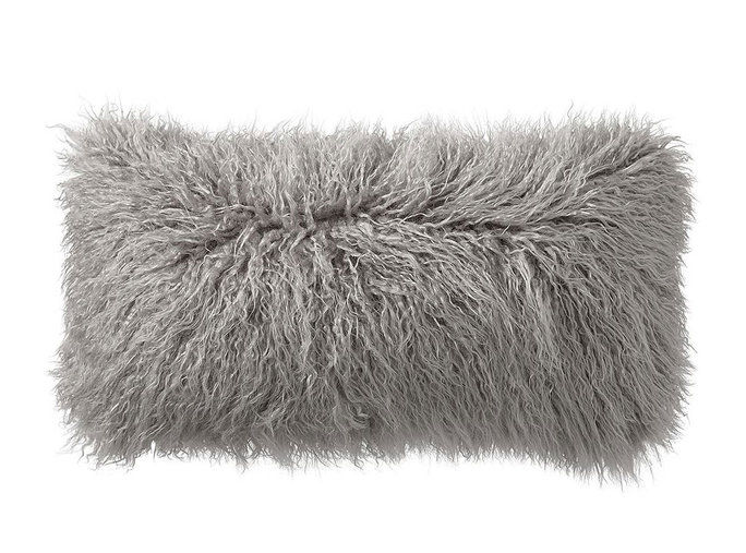 faux Fur Lumbar Pillow Cover