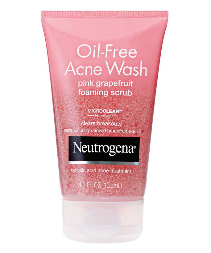 Neutrogena Oil-Free Acne Wash Pink Grapefruit Foaming Scrub 