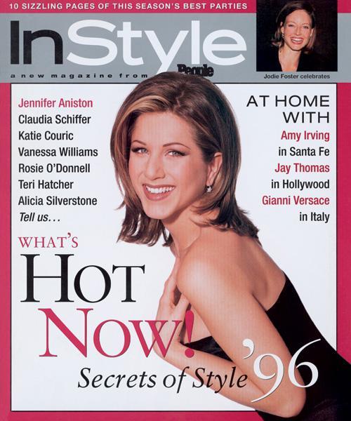 स्टाइल में Covers - January 1996, Jennifer Aniston