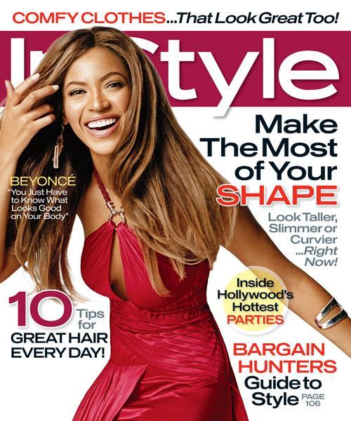InStyle Covers - January 2007, Beyonce