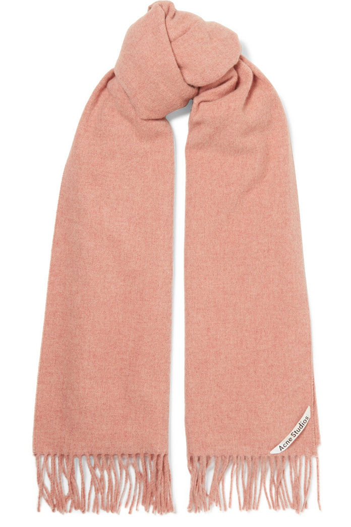गुलाबी Cashmere scarf