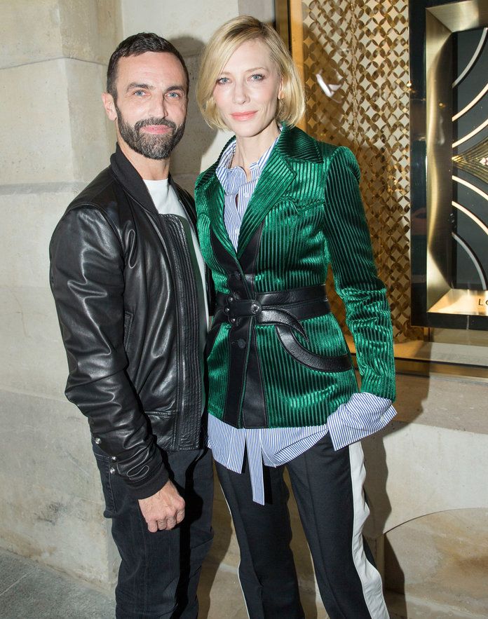 निकोलस Ghesquière and Cate Blanchett 