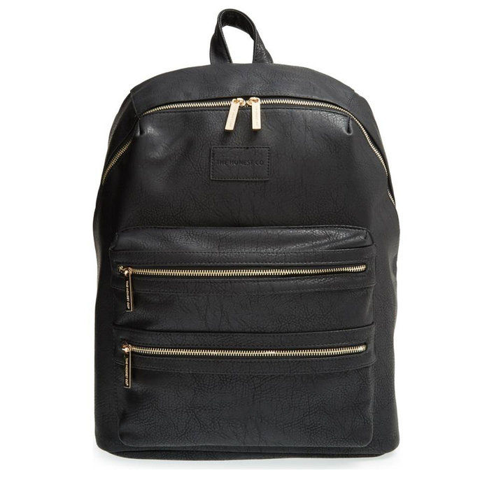  Honest Company City Faux Leather Diaper Backpack 