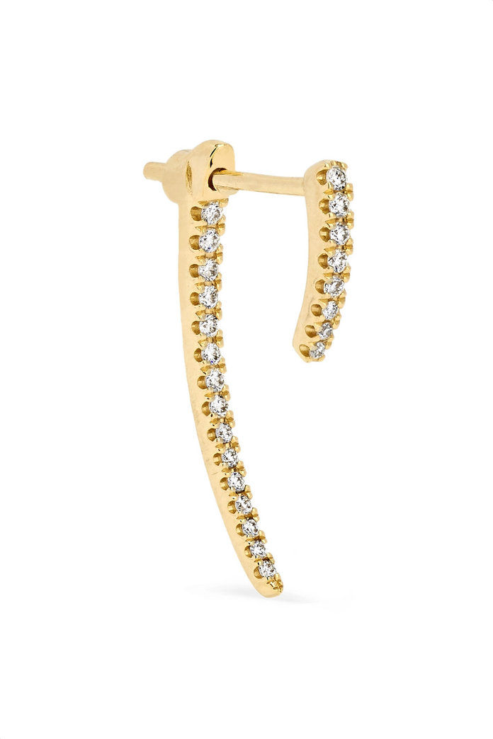 कूपन 18-karat gold diamond earring