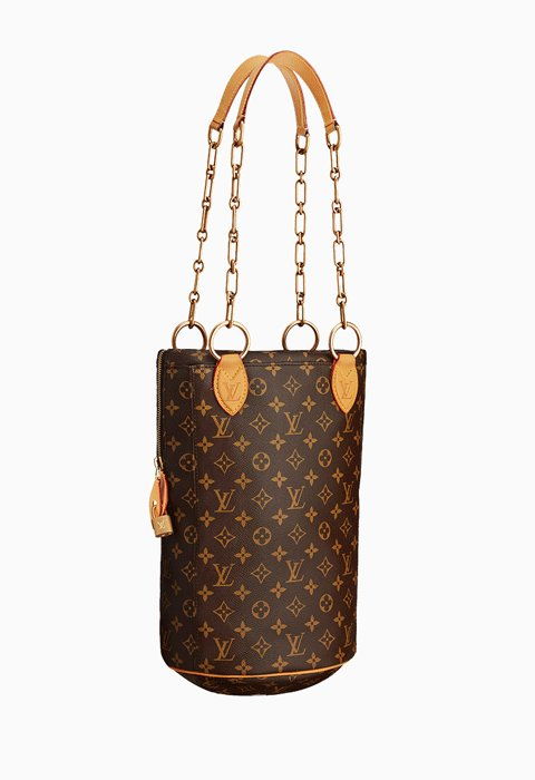 คาร์ล Lagerfeld's Louis Vuitton Punching Bag