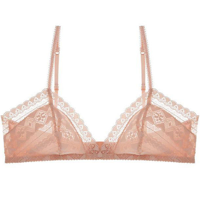 Eberjey Lace Embroidered Bralette 