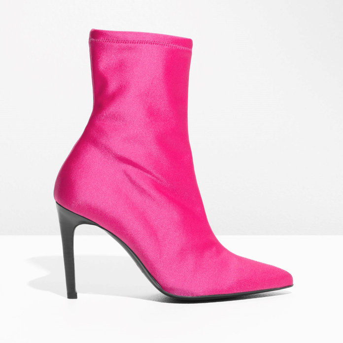 गरम Pink Stiletto Boots 