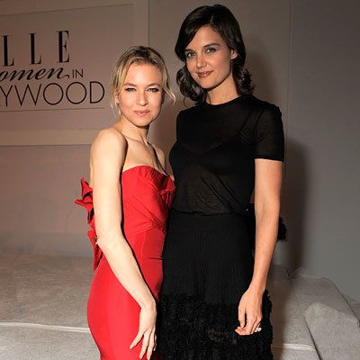 श्रेष्ठ of 2009: Top 10 Celebrity Party Playlists - Renee Zellweger and Katie Holmes - Elle Women in Hollywood Awards