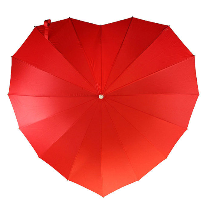दिल के आकार का Umbrella