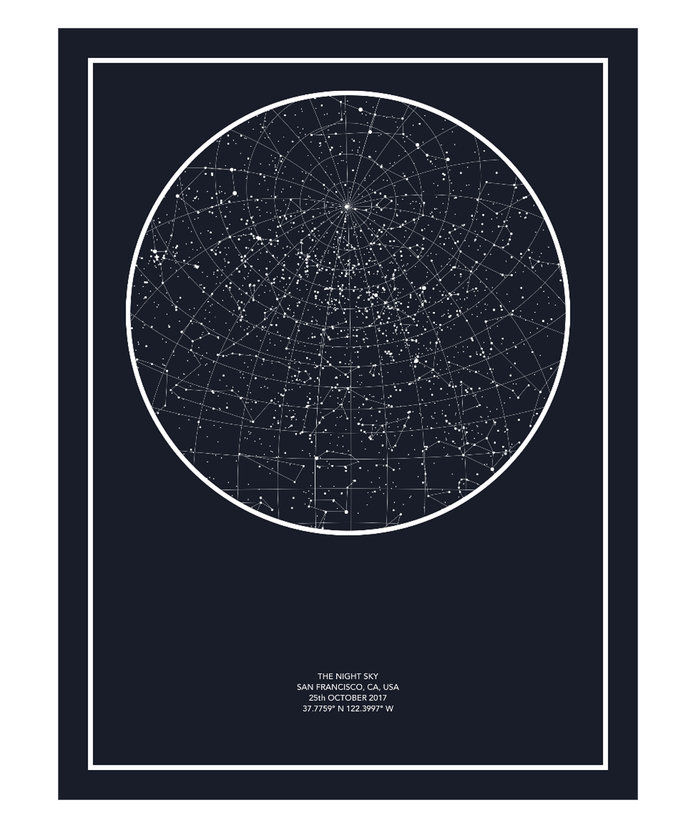กำหนดเอง constellation map