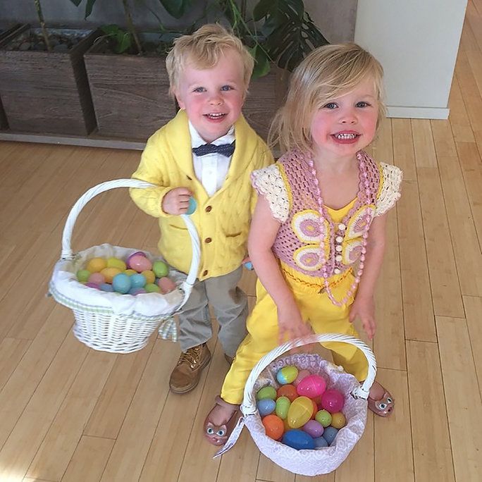 กิดเดียน and Harper Celebrate Easter 