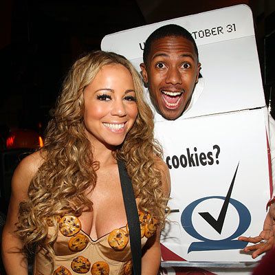 Mariah Carey as cookies, Nick Cannon as milk - Our Favorite Stars in Halloween costumes