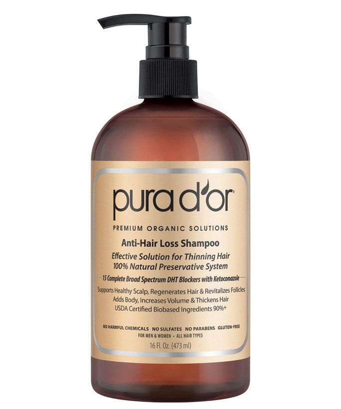 पुरा D'Or Anti Hair Loss Premium Organic Argan Oil Shampoo 