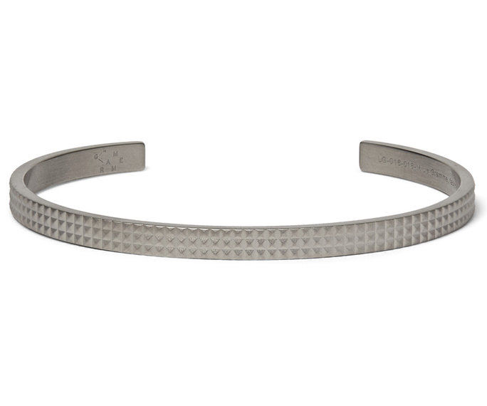LE GRAMME Le 13 Brushed Ruthenium-Plated Sterling Silver Cuff