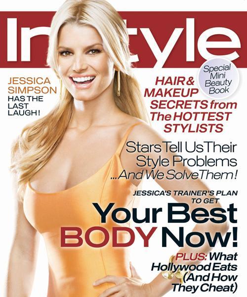 InStyle Covers - November 2007, Jessica Simpson