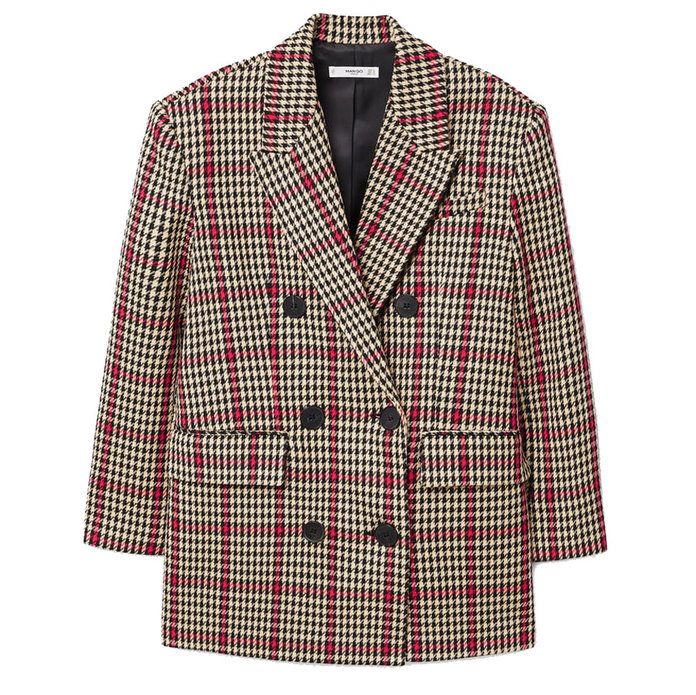  CHECKED BLAZER 