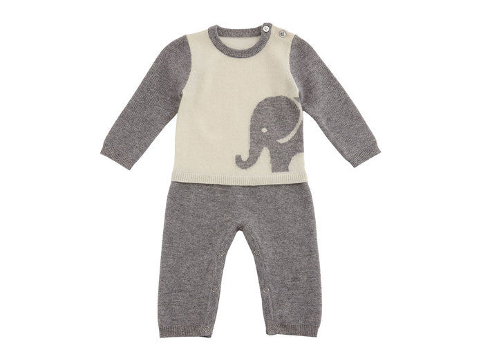 सोफिया Cashmere Two Piece Baby Set 